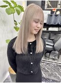 《milk tea》ハイトーン/ケアブリーチ/ダブルカラー/韓国