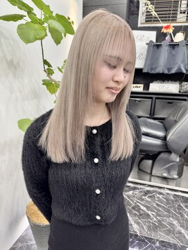 チュダック(ChuDuck) 《milk tea》ハイトーン/ケアブリーチ/ダブルカラー/韓国