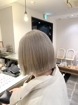 モードケイズ 調布店(MODE K's) ミディアムレイヤーカット_韓国顔周り前髪カット調布ブリーチ