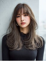 ダル 渋谷/表参道(DAL.)&nbsp;レイヤーカット髪質改善カラーブリーチなしダブルカラー韓国