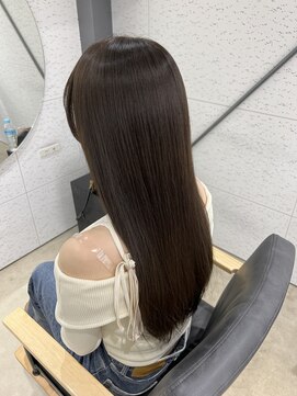 ビーヒアナウ N゜03 金沢駅西店(BE HERE NOW) 髪質改善カラー/リッチブラウン