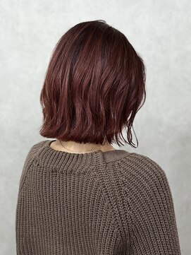 フランチェスカドットボブ(francesca.bob) ピンクバイオレット×切りっぱなしボブ【渡辺】