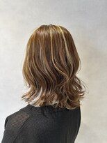 アース 新越谷店(HAIR&MAKE EARTH)&nbsp;明るめブラウン×ハイライト
