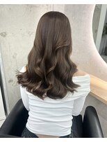 アロ 大阪梅田(alo) 【藤田真由】ブリーチ無しミルクティーブラウン