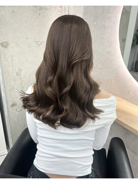 アロ 大阪梅田(alo) 【藤田真由】ブリーチ無しミルクティーブラウン