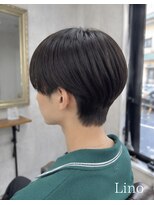 髪質改善Lino hair/縮毛矯正/白髪ぼかし/ハイライト/メンズカット【リノヘア】 韓国風マッシュ/刈り上げマッシュ/丸みマッシュ/2ブロック