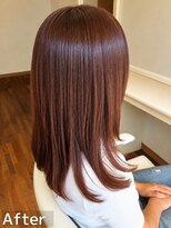 パブリックヘアー カシスブラウンレイヤーセミディ