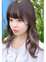 アース 郡山コスモス通り店(HAIR&MAKE EARTH) ダークブラウン×ホワイトブラウンのインナーカラー