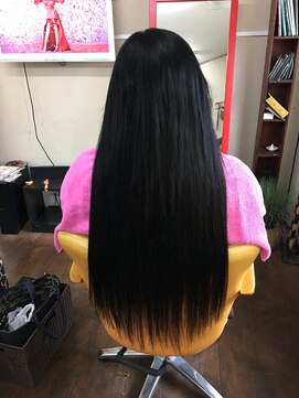 エクステンション アトレ(extention attre) ★ブラックカラー スーパーロング★