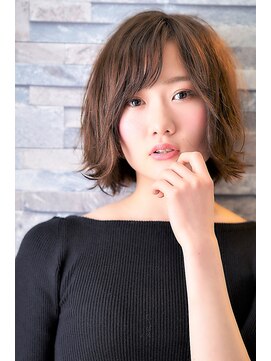 ノアエクレ 銀座(noah ecle) ジェンダーレス☆外はね切りっぱなしボブ♪