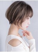 【ROJITHA原宿表参道】ショートボブ×コントラストハイライト