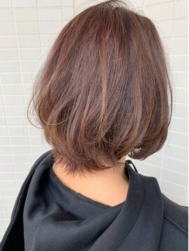 オーシャン(Ocean) [OCEAN Hair&Life藤原純] ミディアムウルフ×ラベージュ☆