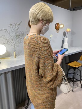 エイト 横浜店(EIGHT) 外国人風ブロンドショート