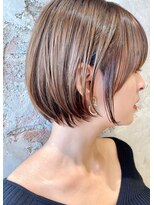 アフロート ルヴア(AFLOAT RUVUA)&nbsp;30代40代50代◎大人ナチュラルショートボブ　新宿