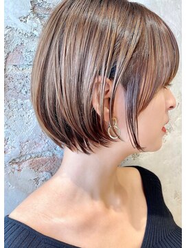 アフロート ルヴア(AFLOAT RUVUA) 30代40代50代◎大人ナチュラルショートボブ 新宿
