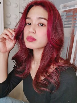 パーク(PARK.umeda) ピラミンゴカラー使用ビビットカラー♪