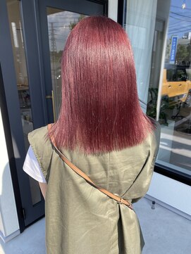 トナリ(tonari) pink red