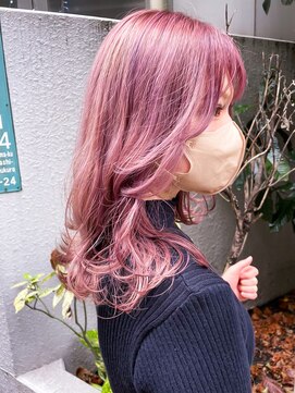 ミシェリー(misherry) ペールラベンダー韓国風外ハネエギョモリヨシンモリハイトーン