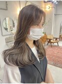 つやつや、秋冬のマロンベージュカラー!