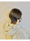 20代30代大人可愛い★小顔ボブ丸みショートウルフカット