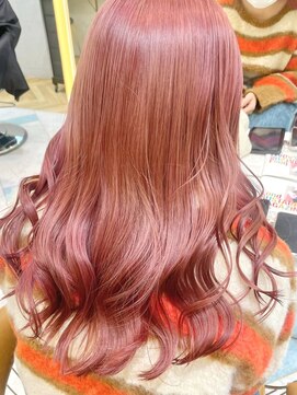 ロンドシエル 横浜(Lond ciel) ダブルカラーケアブリーチハイトーン×ふんわりカール【横浜】