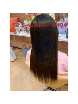 エクステンション スパイスガール(SPICE GIRL) 黒髪もカラー合わせでバッチリ