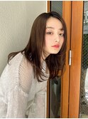 ワンホンミディアム_グレージュ_大人かわいい