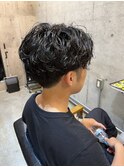 動きのあるスパイラルパーマ