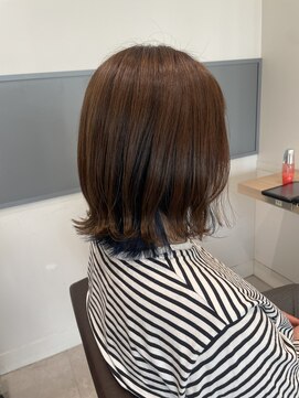 バサ 鷺ノ宮店(BASSA) 【スタイル】ブルー×インナーカラー