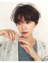 フィルムス 表参道(FILMS)&nbsp;レイヤーカット/ウェットへア/オリーブベージュ/表参道