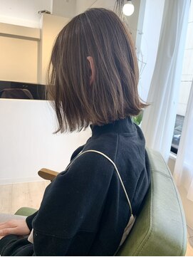 ルックアット(Look at) 【Look at】ミルクティボブ似合わせカット着物ヘア大人ガーリー