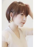 【 I. 】30代からの襟足すっきり前下がりショートボブ 川口