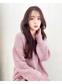 レイヤー/グレージュ/韓国風/髪質改善トリートメント/縮毛矯正