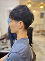 ソイクフ 高田馬場店(SOY-KUFU)&nbsp;MEN’SHAIRアッシュブラックマッシュパーマ