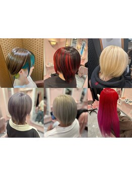【駒込駅３分】豊富な特殊ヘアカラーで、個性的なスタイルを提案！ロングヘアーもお任せください♪