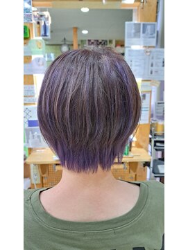 ヘアースペーストワ(Hair Space 108) ヘッドフレームハイライトカラー+マッシュレイヤー☆