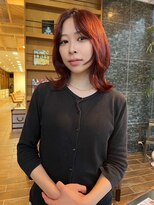 バディヘア アムル(BUDDY HAIR amour) 【栄 矢場町 大須】 暖色カラー レイヤースタイル