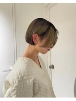 エンドリンク(endlink)&nbsp;30代40代ダークアッシュ黒髪ボブウルフネビージュ小顔韓国