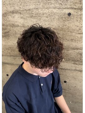 メンズギフト(men's GIFT) 刈り上げツーブロック波巻きスパイラルパーマメンズマッシュ