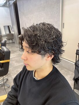 メンズサロン キング 梅田店(Men’s salon K!ng) 波巻きツイストスパイラルパーマ/フェザーパーマ/眉毛/メンズ