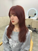 サンド 鹿児島中央(sand)&nbsp;@sei___sandレイヤーカット/ブリーチなしカラー/鹿児島中央駅