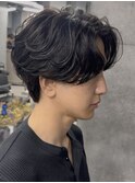 スペインカール/スパイキーショート/フェザーパーマ/渋谷