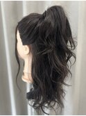 ナチュラルハーフポニー
