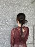 お呼ばれヘアセット