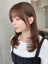 ロンド メリー 大宮(Lond merry)&nbsp;髪質改善縮毛矯正レイヤーカット顔周り前髪韓国ミニウルフ/大宮