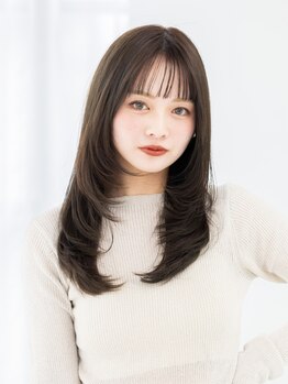 トティア 堀江(Totia)の写真/[シルキーグロス縮毛矯正+カット¥8500]柔らか質感の縮毛矯正ならTotia!似合わせストレートでお手入れいらず