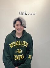 弓木 啓輔　髪質改善×メンズパーマ/インナーカラー