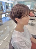 直毛さんでも柔らかいマッシュショート