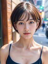 アレッタ 大森町(aletta) ショートボブ+縮毛矯正