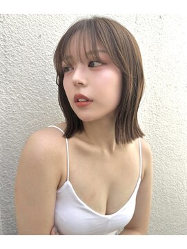 フローラバイシエスタ 池袋(Flora by siesta) 大人ボブ/◯20代30代◯カシスブラウン/赤み消しカラー